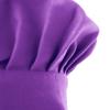 TopTie Custom Print Chef Hat for Kids & Adults, Cotton Elastic Adjustable Kitchen Cooking Baking Hat-Purple-S view 4