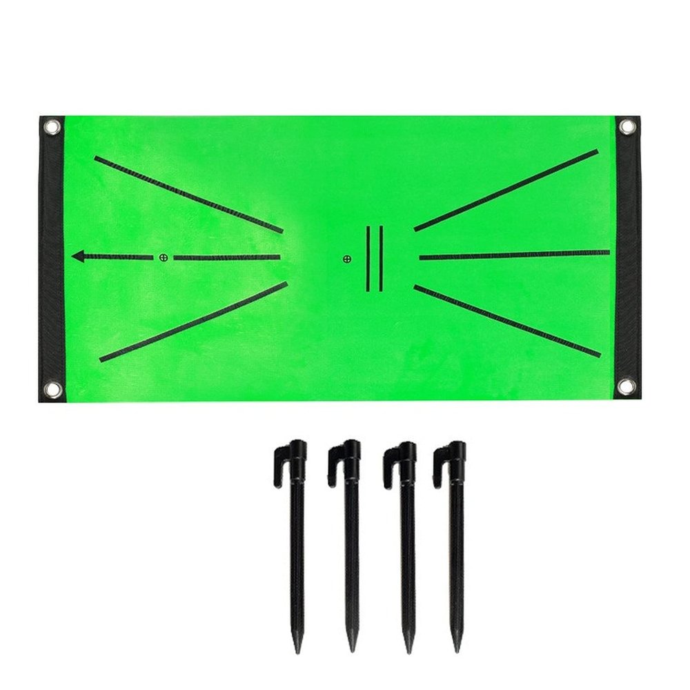 TABANA Golf Training Mat, Swing Detection Batting, Mini Golf Practice Training Aid Rug, Analysis & Correct Swing Path, Portable Golf Hitting Mat for Indoor & Outdoor, Home/Office