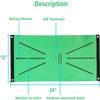 TABANA Golf Training Mat, Swing Detection Batting, Mini Golf Practice Training Aid Rug, Analysis & Correct Swing Path, Portable Golf Hitting Mat for Indoor & Outdoor, Home/Office view 2