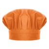 TopTie Chef Hat for Kid & Adult, Cotton Elastic Adjustable Kitchen Cooking Baking Hat-Orange-S view 1