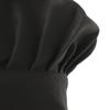 TopTie Custom Print Chef Hat for Kids & Adults, Cotton Elastic Adjustable Kitchen Cooking Baking Hat-Black-M view 4