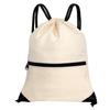 HOLYLUCK Drawstring Backpack Bag Sport Gym Sackpack (beige) view 1