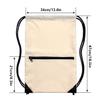 HOLYLUCK Drawstring Backpack Bag Sport Gym Sackpack (beige) view 2
