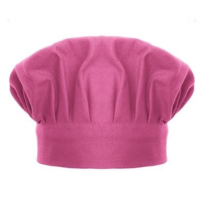 TopTie Chef Hat for Kid & Adult, Cotton Elastic Adjustable Kitchen Cooking Baking Hat-Hot Pink-M