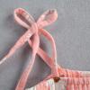 Newborn Baby Girl Summer Outfits Sleeveless Flower Daisy Romper Bodysuit Skirt Headband 2Pcs Jumpsuit Clothes Set (Z-Pink+Headband, 0-3 Months) view 3