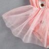 Newborn Baby Girl Summer Outfits Sleeveless Flower Daisy Romper Bodysuit Skirt Headband 2Pcs Jumpsuit Clothes Set (Z-Pink+Headband, 0-3 Months) view 4