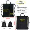 HOLYLUCK Men & Women Outdoor Sport Gym Sack Waterproof Drawstring Backpack Bag (dark grey) view 3