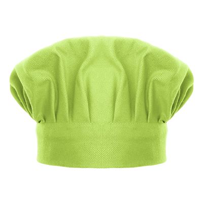 TopTie Chef Hat for Kid & Adult, Cotton Elastic Adjustable Kitchen Cooking Baking Hat-Green-S