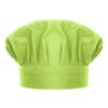 TopTie Chef Hat for Kid & Adult, Cotton Elastic Adjustable Kitchen Cooking Baking Hat-Green-S view 1