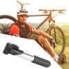 Opla3ofx Mini Bike Pump Kit, Bike Pump Portable Frame Pump, Bicycle Tire Pump for Road and Mountain Bikes Black view 4