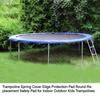 Naysku Trampoline Replacement Safety Pad, Trampoline Edge Spring UV Resistant Edge Protector Safety Mat, Tear-Resistant Round Trampoline Replacement Safety Pad with Fence view 4