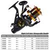 ZYHYD Full Metal Spinning Wheel, 23kg Pulling Force Reel, 13+1BB Lure Long-Range Fishing Reel, Left and Right Hand Interchangeable Sea Fishing Reel, Fishing Gear, 3000-8000 ZYHYD (Size : KV8000) view 2