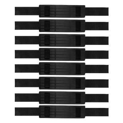 Aodaer 8 Pack Adjustable Hoverboard Straps Replacement Straps and Strap Protector Hook and Loop Kart Accessories Seat Attachment Straps Fastening Hoverboard Cable for Kart Balance Scooter