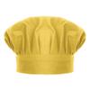 TopTie Chef Hat for Kid & Adult, Cotton Elastic Adjustable Kitchen Cooking Baking Hat-Yellow-M view 1