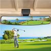 10L0L Universal Golf Cart Rear View Mirror for Yamaha EZGO Club Car, 16.5" Extra Wide Panoramic Convex Center Mirror with Rotatable Bracket view 1