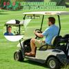10L0L Universal Golf Cart Rear View Mirror for Yamaha EZGO Club Car, 16.5" Extra Wide Panoramic Convex Center Mirror with Rotatable Bracket view 2
