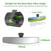 10L0L Universal Golf Cart Rear View Mirror for Yamaha EZGO Club Car, 16.5" Extra Wide Panoramic Convex Center Mirror with Rotatable Bracket view 3