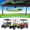 10L0L Universal Golf Cart Rear View Mirror for Yamaha EZGO Club Car, 16.5" Extra Wide Panoramic Convex Center Mirror with Rotatable Bracket view 4