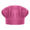TopTie Chef Hat for Kid & Adult, Cotton Elastic Adjustable Kitchen Cooking Baking Hat-Hot Pink-L view 1