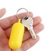 Queenbox 2PCS Yellow Plastic Floating Keyring + Metal Keychain, Buoyant Key Chain for Rowing Fishing Sailing Outdoor Water Sports view 3