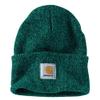 Carhartt Mens Knit Cuffed Beanie Hat, Tidal/Blue Spruce Marl, One Size US view 1