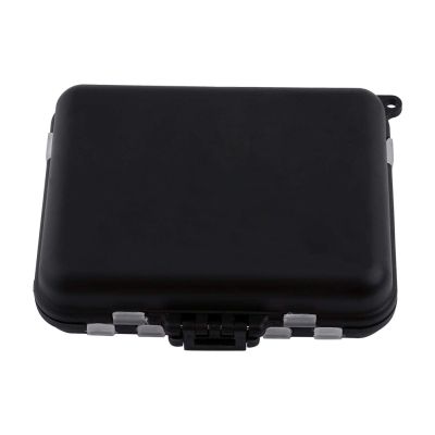 Cyrank Waterproof Fishing Tackle Box,Tackle Boxes Lure Storage Containers with 26 Individual Compartments for Fishing Black