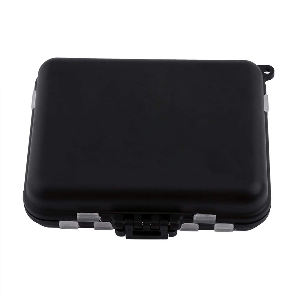 Cyrank Waterproof Fishing Tackle Box,Tackle Boxes Lure Storage Containers with 26 Individual Compartments for Fishing Black