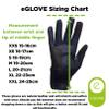 eGlove eQUEST GripPro Leather Touchscreen Horse Riding Gloves (Navy Blue, XX-Large) view 3