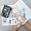 bmactosh Satin Wedding Dress for Women Opera Party 1920s Gloves Wrist Length Gloves view 3