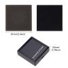 BENECREAT 10PCS Black Gemstone Display Box Square Acrylic Jewelry Box Container 2.4x2.4x0.8inch with Clear Top Lids and Sponge Inside for Mother's Day Festival Treat, Gems, Coins, Jewelry Packing view 2