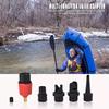 Pump Adaptor Air Valve Adapter for Outdoor Canoe Kayak Surfing Tackle Surf Paddle Board Dinghy Canoe Inflatable Boat (red) view 2