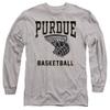 Purdue University Official Basketball Hoops Unisex Adult Long-Sleeve T Shirt,Athletic Heather, 3X-Large view 1