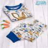 Peter Rabbit Pajamas Baby Kids | Soft T-Shirt & Trousers Pjs Set | Clothing Merchandise 3-4 Years Blue view 2