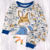 Peter Rabbit Pajamas Baby Kids | Soft T-Shirt & Trousers Pjs Set | Clothing Merchandise 3-4 Years Blue view 4