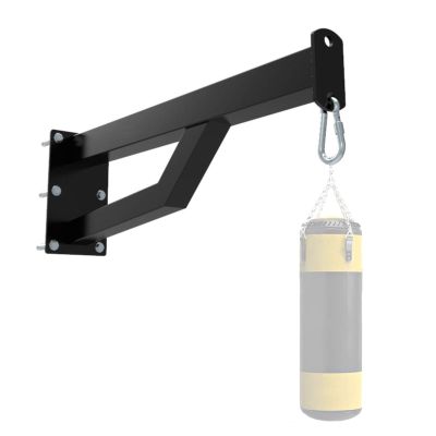 ZHANGQINGXIU Boxing Bag Wall Mount Bracket Heavy Duty Punch Bag Hanger Wall Hanger Load-Bearing 250kg, 2 Sizes (Color : Black, Size : 40cm)