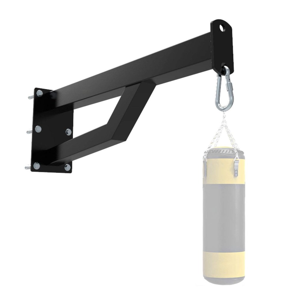 ZHANGQINGXIU Boxing Bag Wall Mount Bracket Heavy Duty Punch Bag Hanger Wall Hanger Load-Bearing 250kg, 2 Sizes (Color : Black, Size : 40cm)