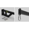 ZHANGQINGXIU Boxing Bag Wall Mount Bracket Heavy Duty Punch Bag Hanger Wall Tube Rack Maximum Load-Bearing 400kg for MMA Training Boxing 3 Sizes (Color : Black, Size : 60cm) view 3