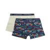 Calvin Klein Boy's 2-Pack Cotton Stretch Boxer (Little Kids/Big Kids) Ck Chalk/Heather Grey MD (8-10 Big Kids) view 1