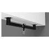 ZHANGQINGXIU Ceiling Mount Sandbag Bracket Movable Rail Steel Pipe Wall Boxing Hanger Hanging Boxing Rack Load-Bearing 450kg (Color : Black, Size : 106x12cm) view 4