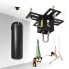 ZHANGQINGXIU Boxing Punch Bag Iron Ceiling Hook Mount Heavy Duty MMA Training Ceiling Hanger (Color : Black, Size : 22x7.5cm) view 3