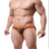 B39 Breathable Mesh Pouch Briefs Low-rise Men's Stretch Underpants (Purple / Green, m) view 3