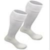 Just 4 Kicks Kid's Soccer Socks, Youth Solid Colors Soccer Socks (White) view 2