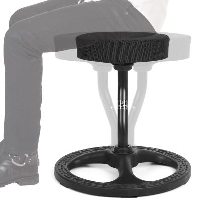 Upaloop ADHD Chair for Kids, Yoga Chairs for Adults, Wobble Stool Active Flexible Seating Desk Chair with Non-Slip Base and Washable Seat Cover for Stability, Balance, Yoga, Office, School, Classroom