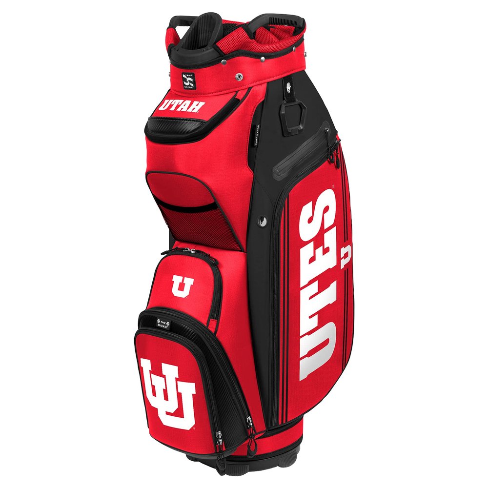 Utah Utes Bucket III Cooler Cart Golf Bag