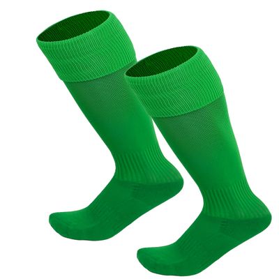 Just 4 Kicks Kid's Soccer Socks, Youth Solid Colors Soccer Socks (Kelly)