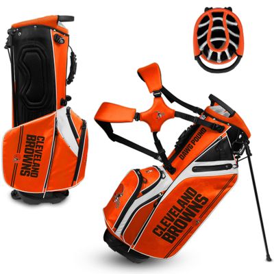 Team Effort WinCraft Cleveland Browns Caddie Carry Hybrid Golf Bag