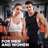 BEACE Weight Lifting Gym Gloves with Anti-Slip Leather Palm for Workout Exercise Training Fitness and Bodybuilding for Men & Women view 4