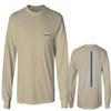 0084. American Flag Thin Blue Line Police Lives Matter Support Patriotic NY Sheriff Men's Long Sleeve t Shirt (Beige 2X Large) view 1