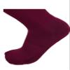 Just 4 Kicks Kid's Soccer Socks, Youth Solid Colors Soccer Socks (Burgundy) view 4