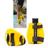 Aquastrength Aquatic Resistance Fins | Increase Drag for Strength & Toning | Pool Fitness Water Leg Weights | Quick Start Guide and Online Programs. (Yellow) view 1